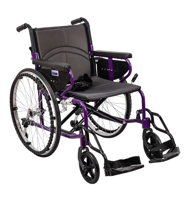Медицинская складная ручная инвалидная коляска